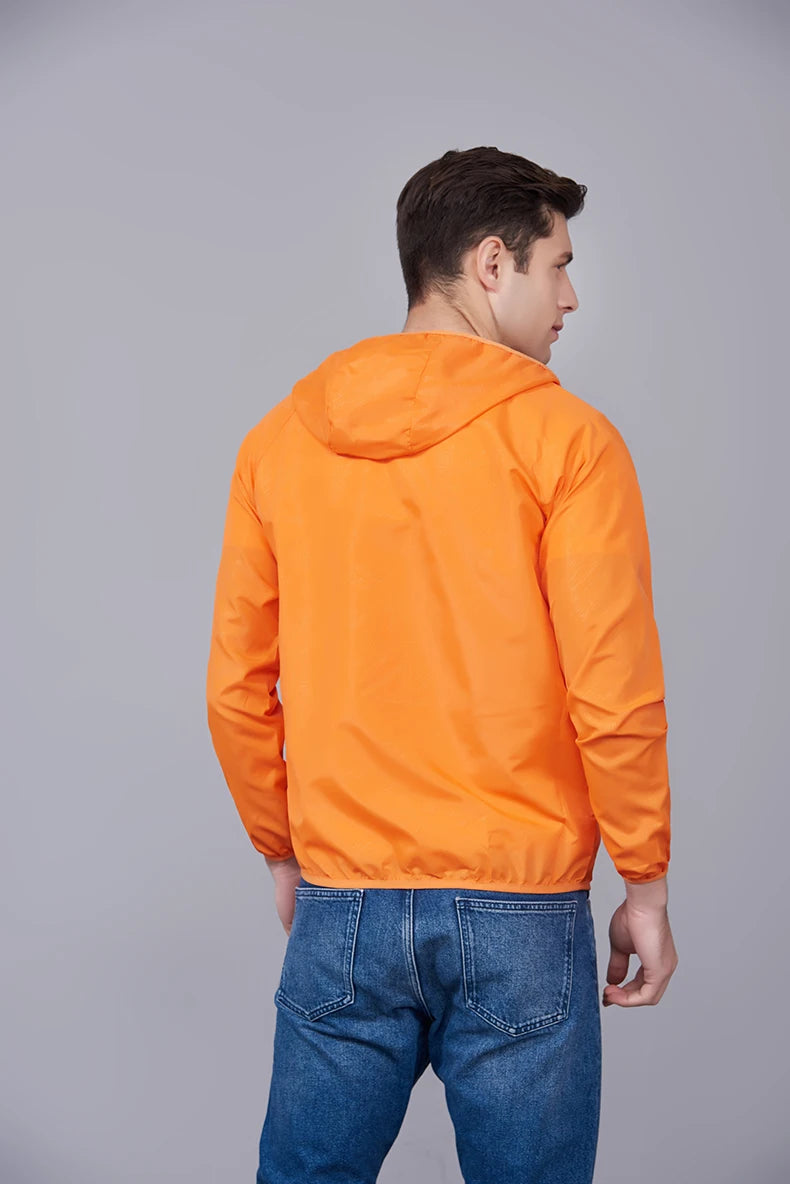 Unisex Waterproof Hiking Jacket – Quick-Dry Outdoor Windbreaker